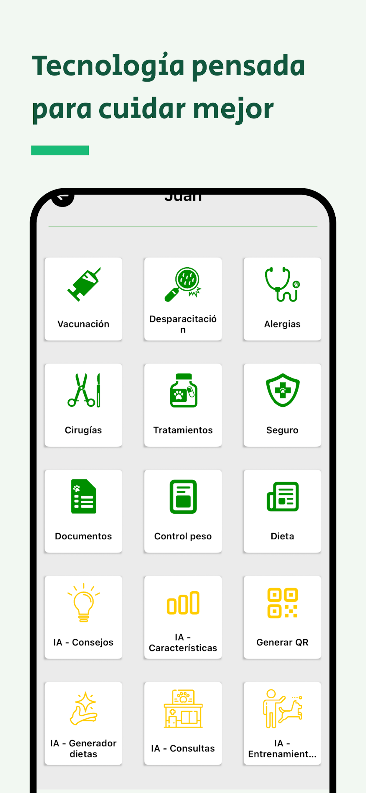 Funciones de cuidado